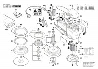 Bosch 3 601 C72 860 GEX 34-150 Random orbital sander 110 V / GB Spare Parts GEX34-150